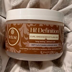 TreLuxe Hi! Definition Curl Enhancer Styling Gel 8oz- Opened- Unused